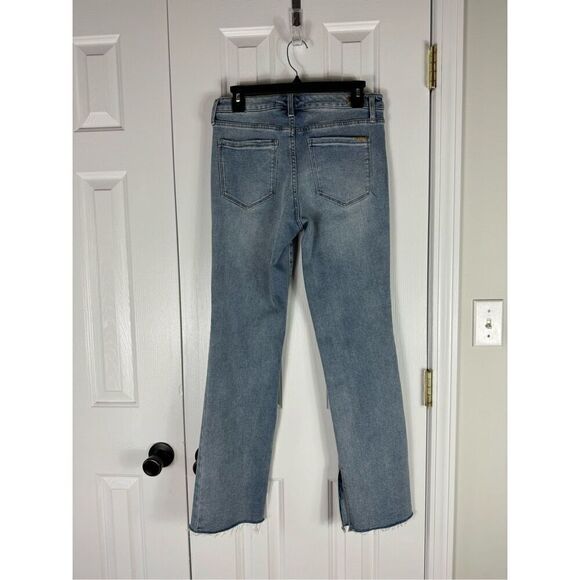 Anne Klein Womens Split Hem Bootcut Jeans Size 10 - Picture 4 of 6